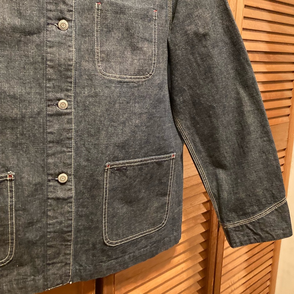 Gap Blue Denim Jean Jacket with Blade Collar - Picture 8 of 16
